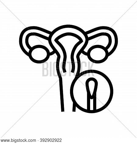 Smear For Tests Line Icon Vector. Smear For Tests Sign. Isolated Contour Symbol Black Illustration