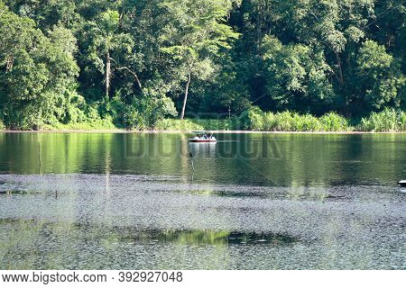 Boating At Pookkode  Lake, Wayanad, Kerala