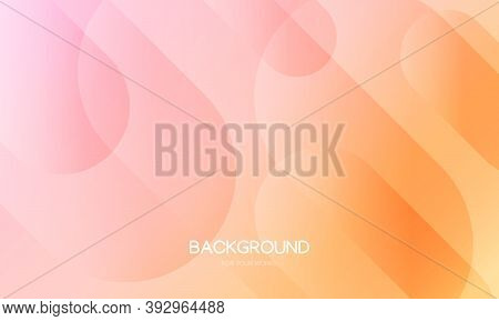 Pink Abstract Background With Geometric Shapes Composition.