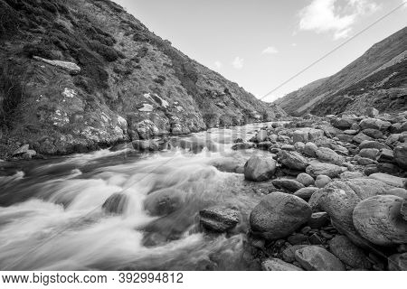 Heddons Mouth In Exmoor National Park