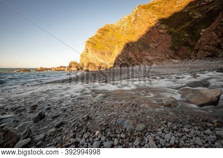 Heddons Mouth In Exmoor National Park