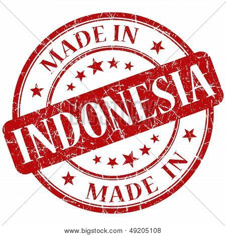 Made In Indonesia Stamp
