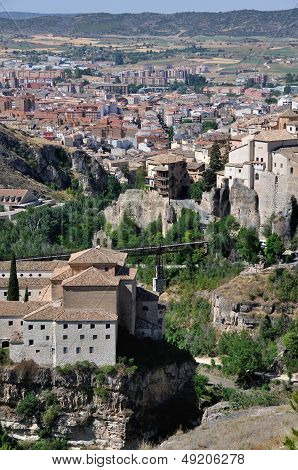 Aerial View Of Cuenca, Spain