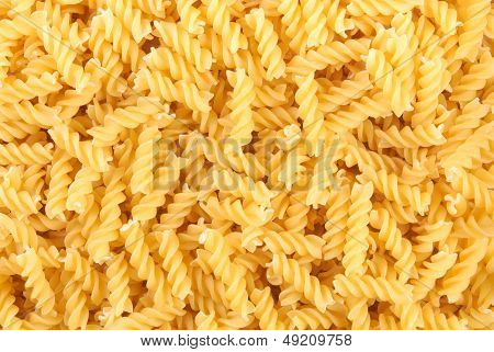 Fusilli Pasta Background