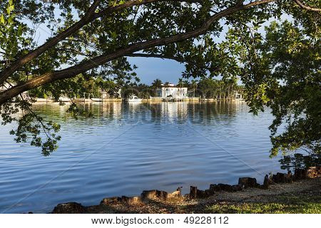 Luxury Houses And Condos At The Canal In Miami