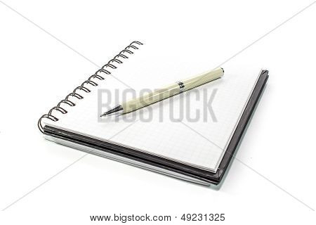 Notebook and Pencil Vector