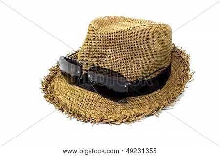 Hat with sunglasses