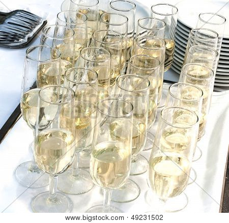 Glasses With Champagne