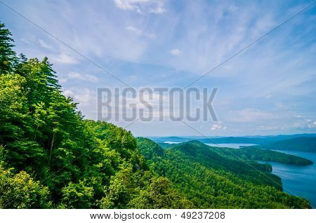 South Carolina Lake Jocassee Schluchten im Norden Mountain