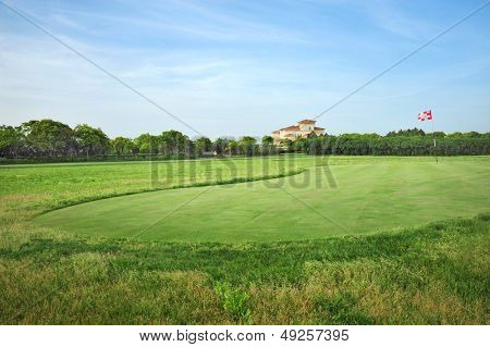 Golf fält