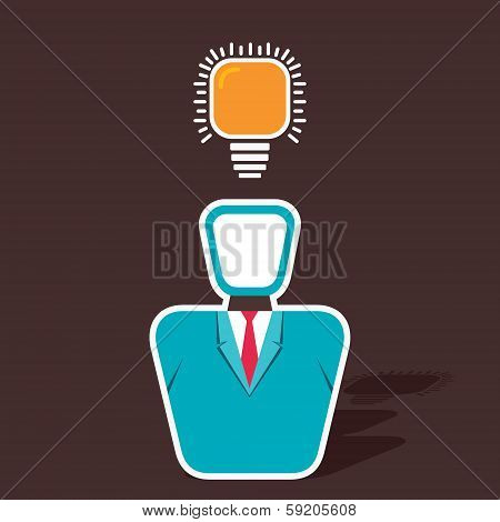 businessmen has new idea concept
