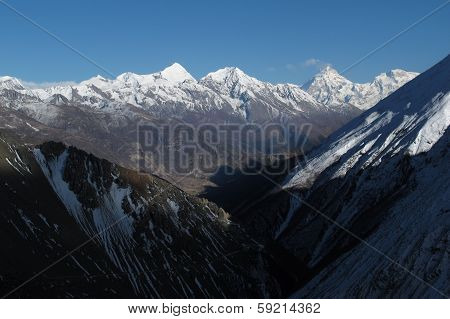 Evening in the Himalayas