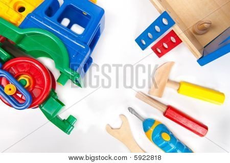 Oprava vláček s hračkou toolset