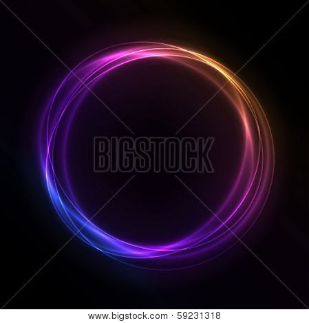 Colorful Glowing Rings