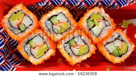 Delicious japanese food