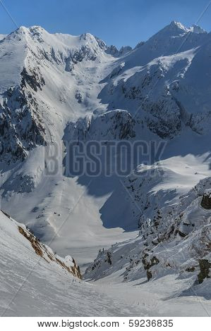 Negoiu Peak In Winter