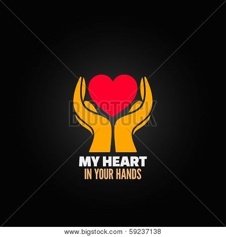 valentines day hand holding concept  background