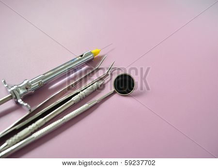 Dental Equipment On Dental Unit