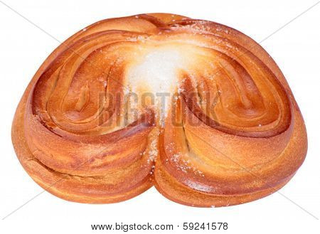 Twist Bun With Heart Shape