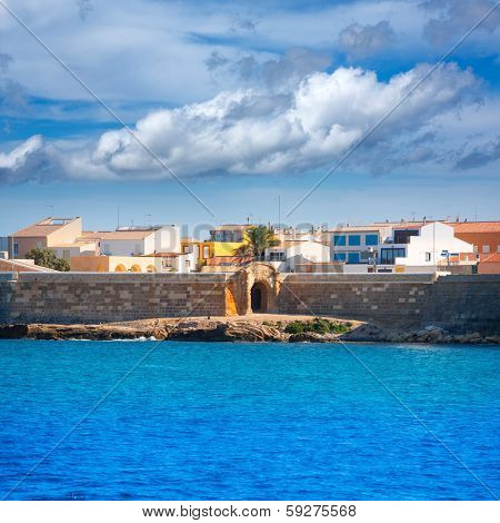 Tabarca island in Alicante Valencian Community of Spain