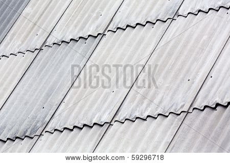 Gray Asbestos Roof