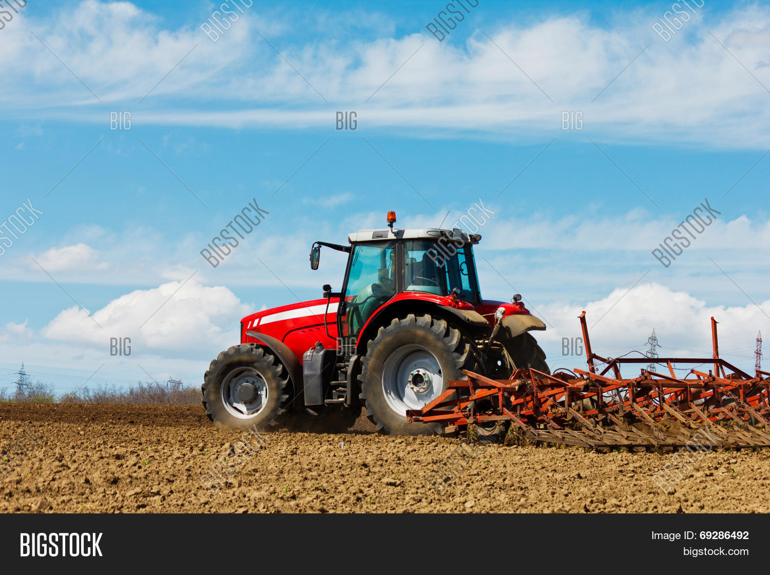 Farmer Plowing Field. Image & Photo (Free Trial) Bigstock