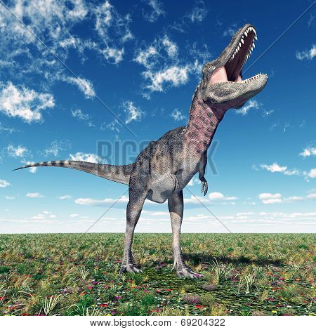 Dinosaur Tarbosaurus