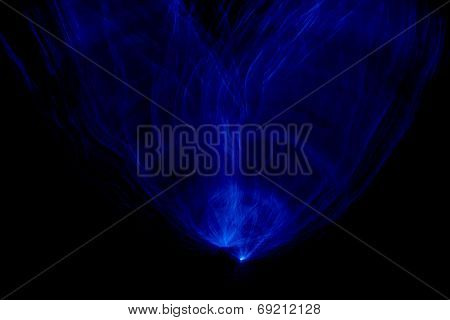 Blue Light Painting