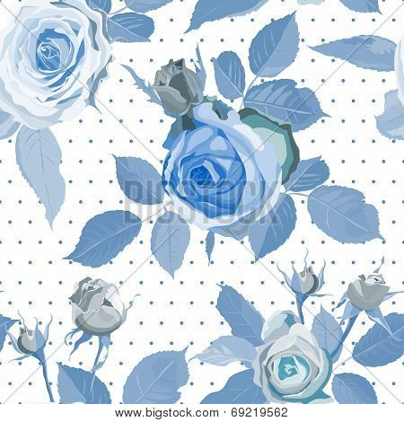 Decorative Floral Seamless Pattern.