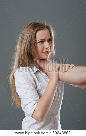 Violence of man against woman