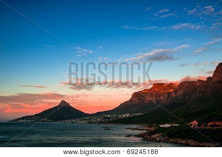 Table Mountain sunset