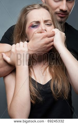 Violence of man against woman