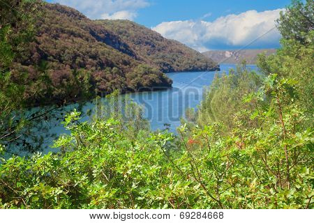 View On Lim Fjord In Istria