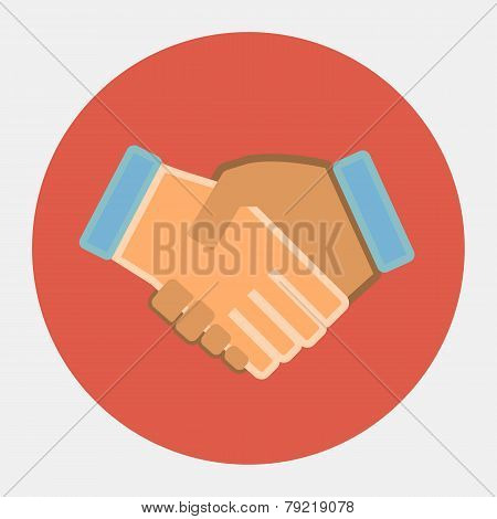 Vector handshake icon