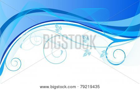 Abstract floral background vector