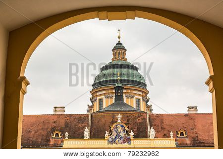 Exterior Of Melk Abbey In Austria