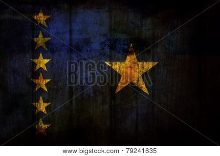 Grunge Democratic Republic of Congo Falg