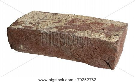 Old Red Brick Isolated