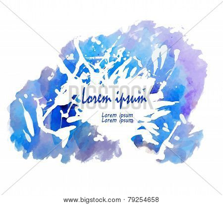 Abstract watercolor background