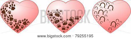 Heart With Paws