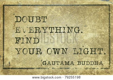Doubt Buddha