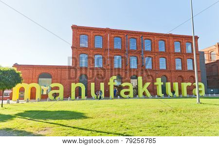 Manufactura Shopping And Leisure Complex In Lodz, Poland