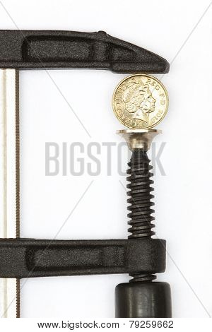 Pound In Clamp