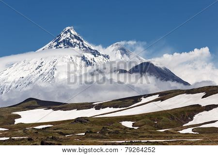 Volcanoes Of Kamchatka: Kamen, Klyuchevskoi, Bezymianny