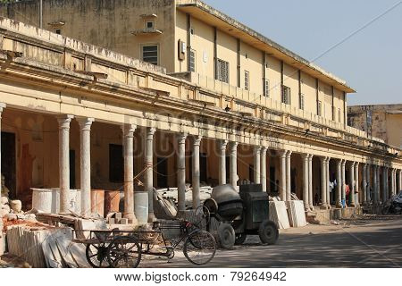 Inside the city Palace in Jaipur, India