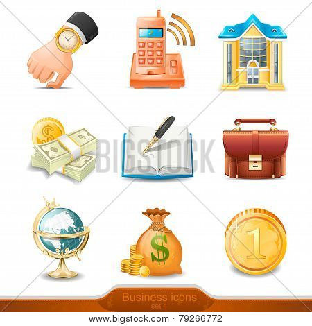 Business icons set