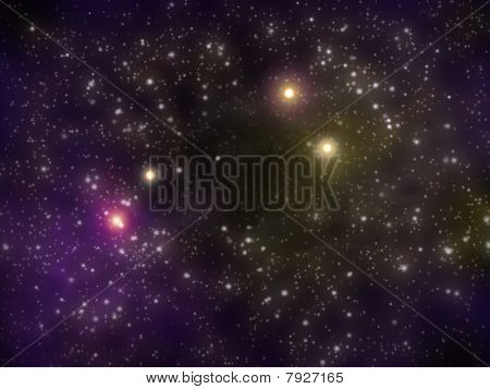 Fundo de espaço
