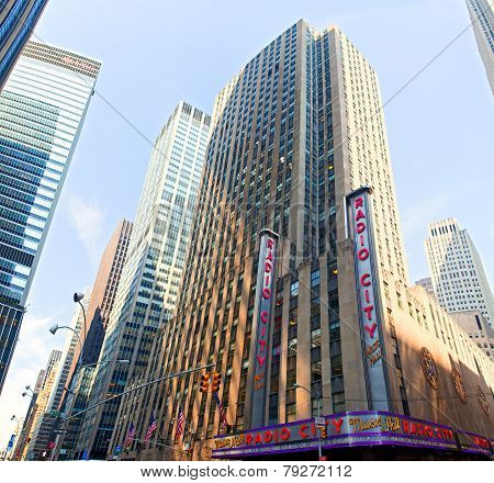 NEW YORK CITY - MAY 29: Radio City Music Hall at Rockefeller Center