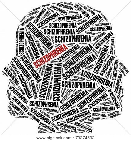 Schizophrenia Or Mental Disease Concept.