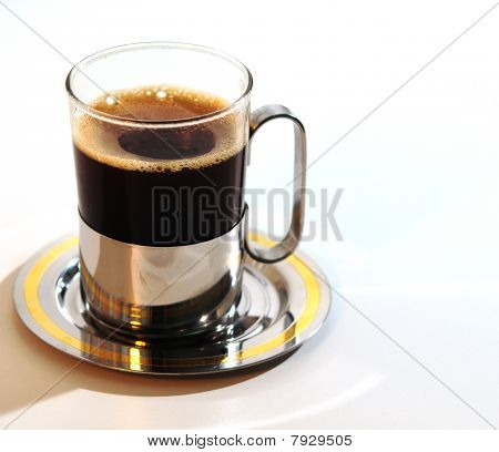 コーヒーのグラス。